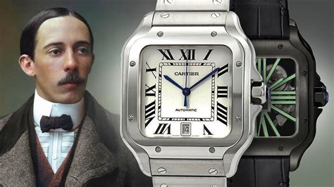 cartier santos first wristwatch|cartier santos first watch.